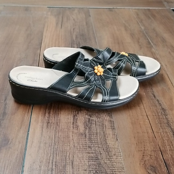 Women's Clarks Lexi Myrtle2 Wedge Slide, Size: 8 W - Picture 3 of 4